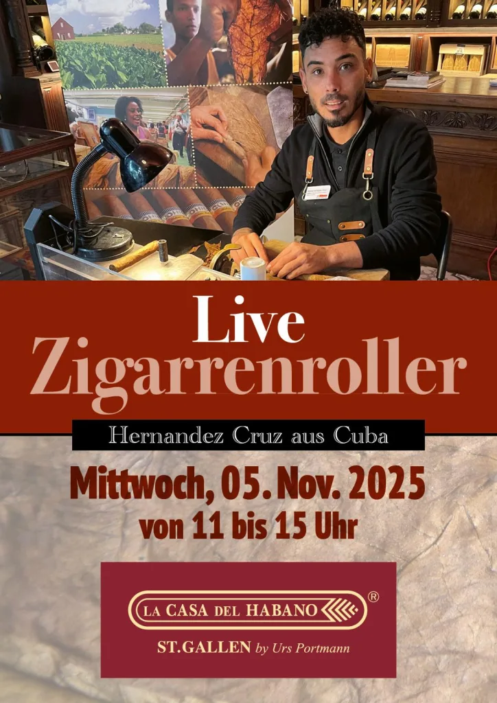 Zigarrenroller Live bei Urs Portmann St. Gallen